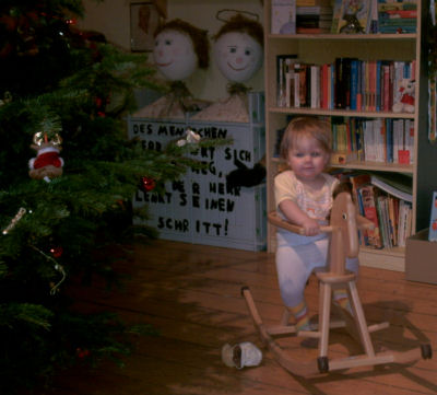 Ylvali am Weihnachten 2006